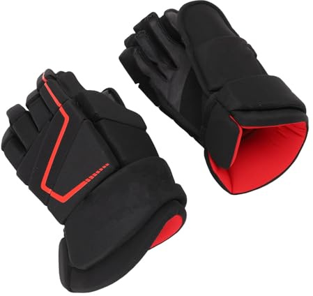 Dioche Ishockeyhandskar Ishockeyhandskar Nylon EVA Foam Skyddande Utomhus Roller Street Hockeyhandskar 33,02 Cm/13 Cm Bekväm Passform för Hockeyspelare (14 tum)