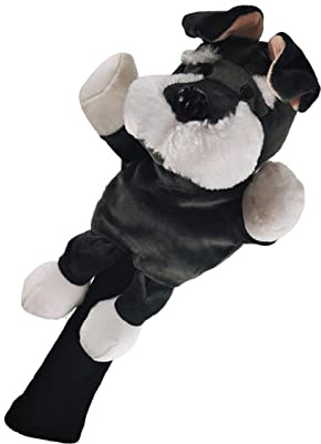 Wswqop Housse de Club de Golf, Housse de Tête de Driver, Housse de Club en Bois, Housse de Protection en Peluche à Motif Animal pour Adultes, Hommes et Femme