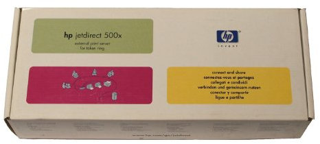 HP JetDirect 500X - Print server - parallel - Token Ring - 3 ports