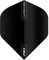 RED DRAGON Hardcore XT Black Extra Thick Standard Dart Flights - (5 Sätze pro Packung)
