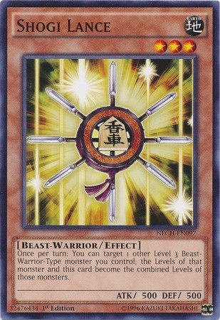 YU-GI-OH! - Lancia Shogi (NECH-EN097) - I nuovi sfidanti - Edizione illimitata - Comune