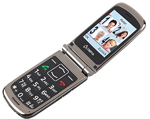 Olympia Modell Style Plus Komfort Mobiltelefon Seniorenhandy mit Großtasten und Farb Display schwarz