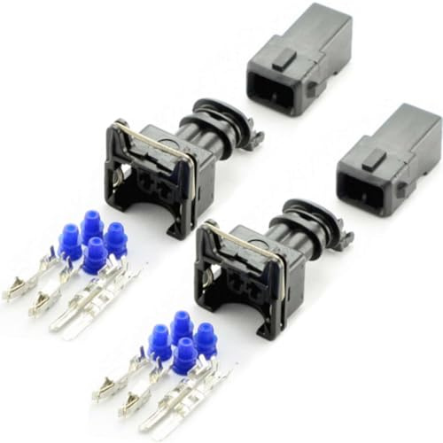 Overdrive-Racing 2x Reparatur Ersatz Stecker Einspritzdüse Einspritzventil Männlich Weiblich Passend Für Bosch EV1 037906240 1287013003