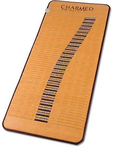 Charmed Far Infrared Full Body Size Heating Pad 26 1/2 X 71 - 110 Volt Amethyst & Tourmaline Crystal Radiant Heat Therapy