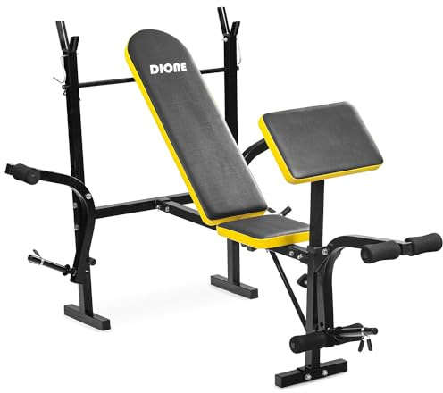 Dione MT2 - Hantelbank - Verstellbare Trainingsbank für Bankdrücken - Multifunktion