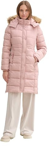 TOM TAILOR Damen 1042915 Puffer Parka mit abnehmbarer Kapuze