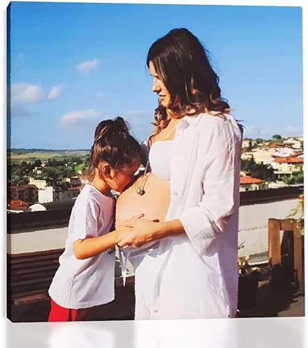 Telastampa Lienzo Personalizado con Foto, Bastidor de Madera Incluido - Cuadro Personalizado con tu Foto en Alta Definición - Fotos Personalizadas Regalo; Cumpleaños, Aniversarios (30x30)