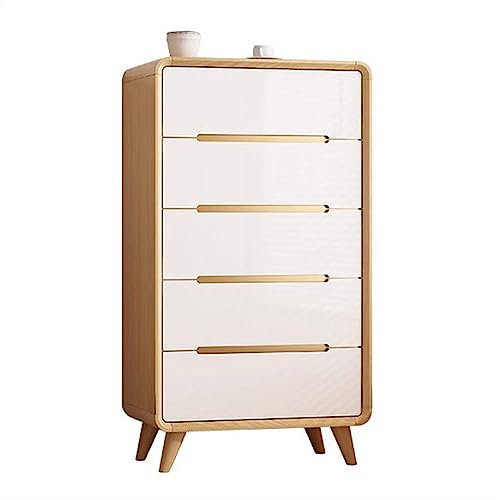 Wfxjyg2223 Schrank mit fünf Schubladen Multifunktionale Kommode, Wohnzimmer, Schrank, Schubladen, originelle Holzfarbe, 5 Schubladen, Massivholzrahmen, lackiertes Regal, Kommode Aktenschrank