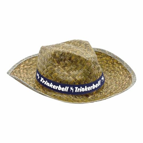 Strohhut Trinkerbell Sonnenhut Cowboyhut lustige sprüche Festival Urlaub Malle