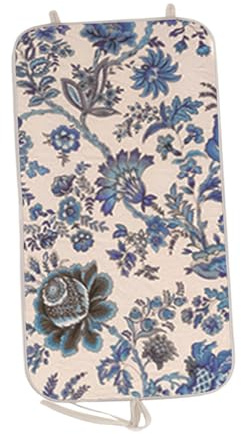 FytStycale Ironing Mat Hanging Ironing Board over The Door Steamer Pad Steamer Board for Clothes for Household, Floral Leaf