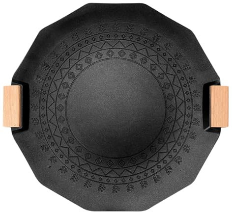 Barbacoa para cocinar en interiores, sartén para parrilla, sartén antiadherente para barbacoa, placa de cocción individual, placa de cocina, placa de cocina, parrilla para ollas y pollo asado