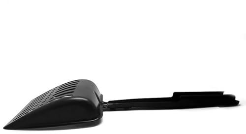 Pelle à cendres de cheminée en métal – Pelle à cendres en acier, tamis de poêle à bois | Pelle à charbon robuste, ustensile de nettoyage pour barbecue, barbecue et zone de feu de terrasse, équipement