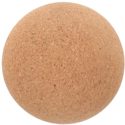 Mikinona Massageball aus Kork für Rücken und Nacken mit Angenehmer Massagefunktion und Robuster Verarbeitung für Yoga Fitness und Zuhause