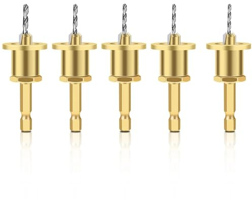Taglierina esagonale regolabile for utensili for la lavorazione del legno Punta for trapano svasatore for foro limite di installazione in legno(3.5mmX10mm)