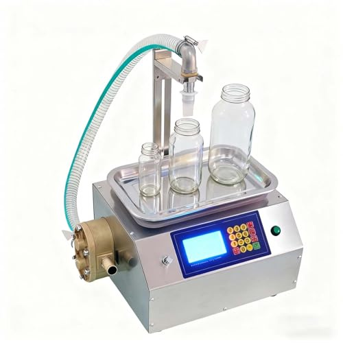 SIEEOUR Kugghjulspump Fyllningsmaskin, Kvantitativ Automatisk Fyllningsmaskin, 20 Gram Till 8 Kilogram Viktområde Med 7 Liter Per Minut Flöde, Dataminne Och Räkning Funktione För Honung