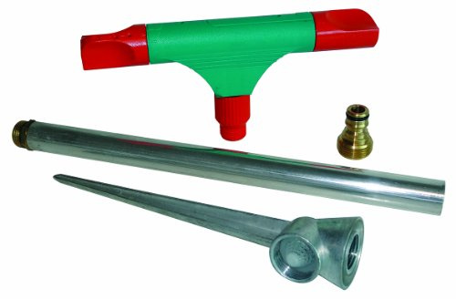 C.K G7752BI Rotating Lawn Sprinkler, Green/Red/Silver/Gold