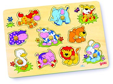Goki Puzzle d'incastro «Cuccioli»