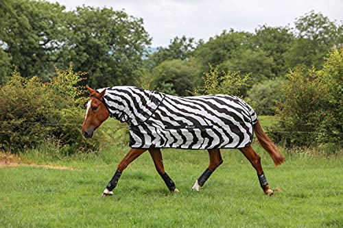 Bucas Buzz-Off Fliegendecke Zebra Full-Neck, 130