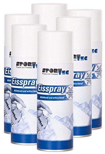 Sport-Tec spray à glace, spray froid, spray réfrigérant, spray de premiers secours pour blessures sportives, douleur et gonflement 200ml