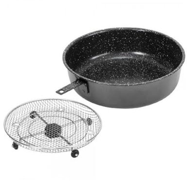 Cecotec Pack de Accesorios para Snacks y Cubeta Plana TurboCecofry 4D. Especial Snacks y Cubeta Plana para Pizzas, 3 Litros de Capacidad, Aptos para Lavavajillas