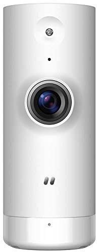 D-Link DCS-8000LH - Cámara IP WiFi de vigilancia con acceso desde móviles, grabación de vídeo en la nube y en el móvil, HD 720p, H.264, compatible Amazon Alexa y Google Home, para iOS/Android