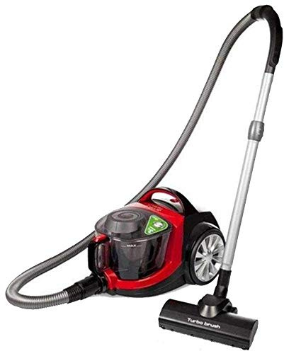 arnica Tesla Beutelloser Staubsauger - 750W - Cyclone Max Technologie - HEPA13 Filter - Ideal für Allergiker - 3L Staubbehälter - Rot