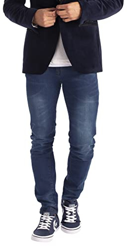 Men's Slim -Fit Jeans Stretch Straight Leg Casual Cotton Classic 5 Pocket Heavy Duty Work Denim Trousers Denim Pants All Waist Sizes Basic Denim Jeans - Discontinued Colours