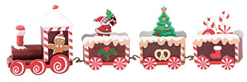Weihnachten Zug Deko Weihnachten Tischdeko Mini Holz Weihnachtszug Ornament Eisenbahn Weihnachtsdeko Tisch Xmas Party Weihnachtsbaum