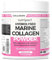 Nutripact Marine Collagen Powder with Hyaluronic Acid, Biotin, Vitamin C & B Vitamins 10,000mg Hydrolysed Collagen Peptides Types 1 & 3, Unflavoured, Odourless, Highly Bioavailable – 30 Servings, 300g