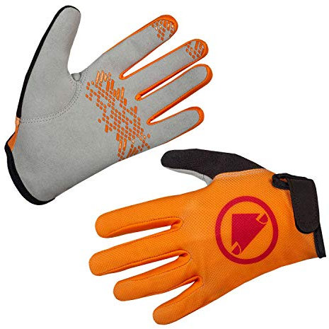 Endura Hummvee Boys MTB Gloves Medium Tangerine