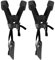 YOUSHARES Conjunto de Dos Correas de Doble Hombros para Cortacésped- Arnés Ajustable de Doble Hombros de Desbrozadora de Nylon Duradero para Jardinería para la Series de FS, KM (Negro)