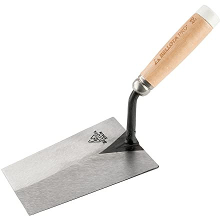 Bellota TRF44APB - Paleta Pro norte con mango de madera de haya PEFC con taco para albañilería y alicatado 180 mm