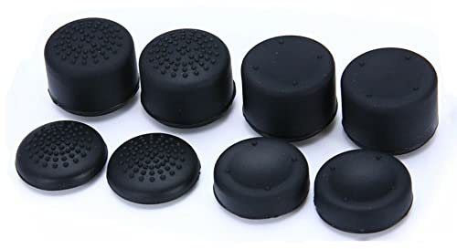 8 PACK Thumb Stick Cover Analog Joystick Grip Caps Extender For PS4 Controller