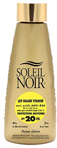 Lait solaire vitaminée IP20 protection moyenne