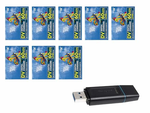 Déversement, transfert de cassettes vidéo Mini DV sur Pendrive ou Dvd (8 VIDEOCassettes SUR PENDRIVE)