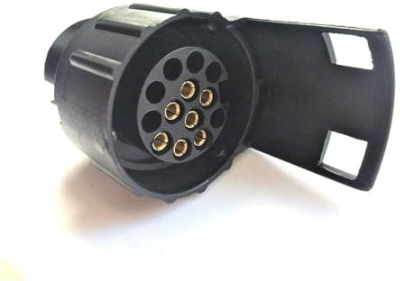 MelTruck® Anhänger Adapter 7/13 7-polig auf 13-polig Stecker Adapter Kurzadapter