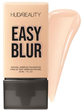 HUDABEAUTY Original | Easy Blur Natural Airbrush Foundation | 30 ml | by BELLA | (120B VAINILLA 30 ml (1er Pack)