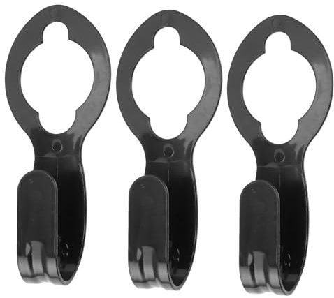 Buachois Soporte para Colgar mangueras de 3 uds, Colgador para mangueras de jardín, Gancho para Colgar mangueras de Agua, Carrete para mangueras de jardín para Colgar mangueras de Aire al