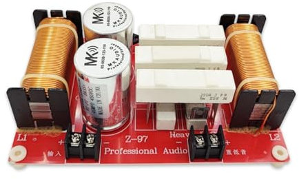 Giwnhvx 1 Stück 550W Heavy Lautsprecher Frequenzweiche 43Hz/45Hz Subwoofer Crossover Filter PCB HiFi DIY Auto-Audio Frequenzweiche