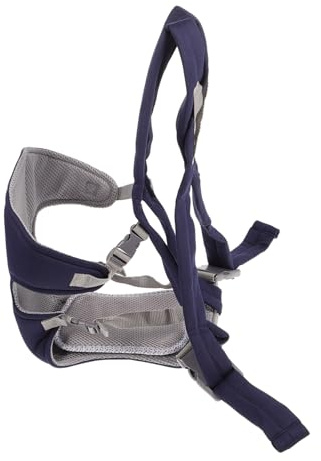 MOLUCKFU Multifunktionale Atmungsaktive Babytrage Für Neugeborene Und Kleinkinder Verstellbarer Netz Babytragerucksack Aus Nylon Blau Für Spaziergänge Und Familienurlaub