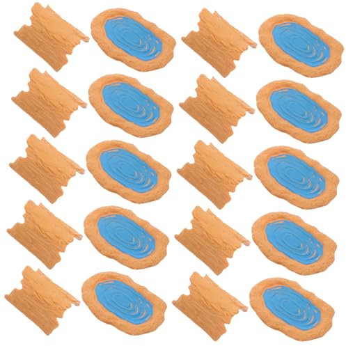 TOBBOMEY 25pcs Miniature Tree Trunk Ornaments for Decor Realistic Landscape Accessories for Dollhouse Garden Scenes