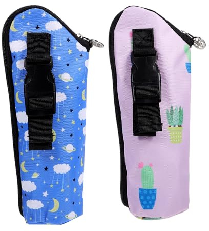 ERINGOGO 2stücke Isolierte Babyflaschentasche Mit Thermotaschen Für Milchflaschen Isolierte Reiseflaschentasche Für Outdoor-aktivitäten Babyflaschentaschen Mit Großem Fach Für Babyflaschen