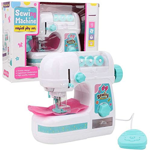 Électrique Jouet de Machine à Coudre de Taille Moyenne Intéressante pour Enfants, Jouet éducatif pour Filles, en Matériau Premium, Apparence Délicate de la Machine à Coudre, 3