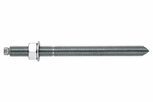 INDEX Tige filetée pour scellement chimique avec rondelle et écrou - Zingué M12 x 220 - Boite de 10 - Cheville fixation