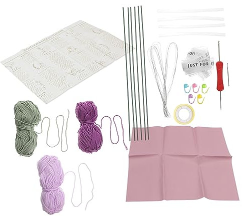Artibetter Häkelnadel-set Zum Häkeln Von Tulpen Häkelblumen-bouquet-set Mit Garn Für Anfänger Und Erwachsene Zum Basteln Von Diy-deko