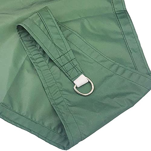 Vela ombreggiante impermeabile, 3 x 3 m, protezione UV, traspirante, resistente agli strappi, per esterni, patio, giardino, terrazza, blocco UV al 95%, parasole quadrato (4 x 4 m, S)