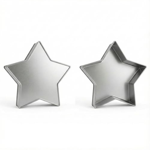 EUROTINS Single Star Birthday Wedding Anniversary Cake Tin Mould Pan 10