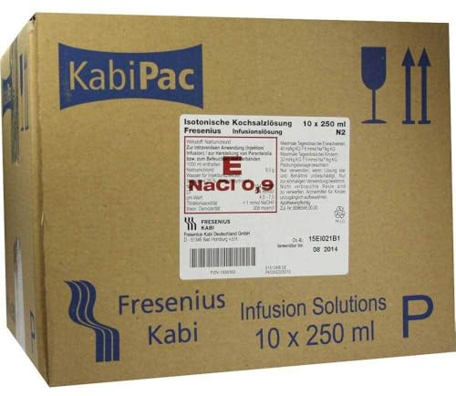 KOCHSALZLÖSUNG 0,9% Plastikfl.Fresenius 10X250 ml