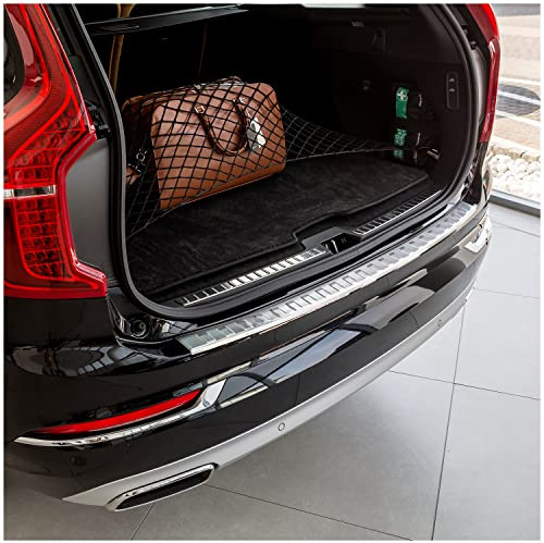 tuning-art Ladekantenschutz passend für Volvo XC90 2 2015- | V2A Edelstahl Passgenau Abkantung Rostfrei Spezialklebeband Reinigungstuch Montageanleitung