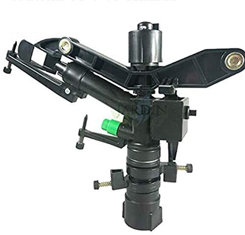 Suinga ARROSEUR D'IRRIGATION agricole Réglable de 0 à 360º. Atteignez 15-21 m. Filetage Femelle 1, Noir